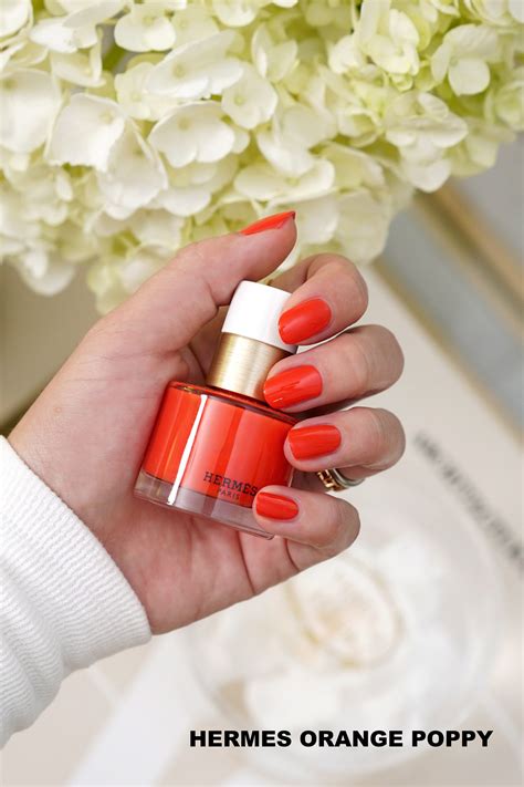 hermes rouge h nail polish|hermes nail polish orange poppy.